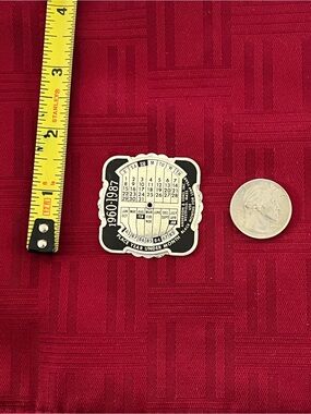Vtg Sperry Gyroscope Company 1960-1987 Perpetual Pocket Calendar